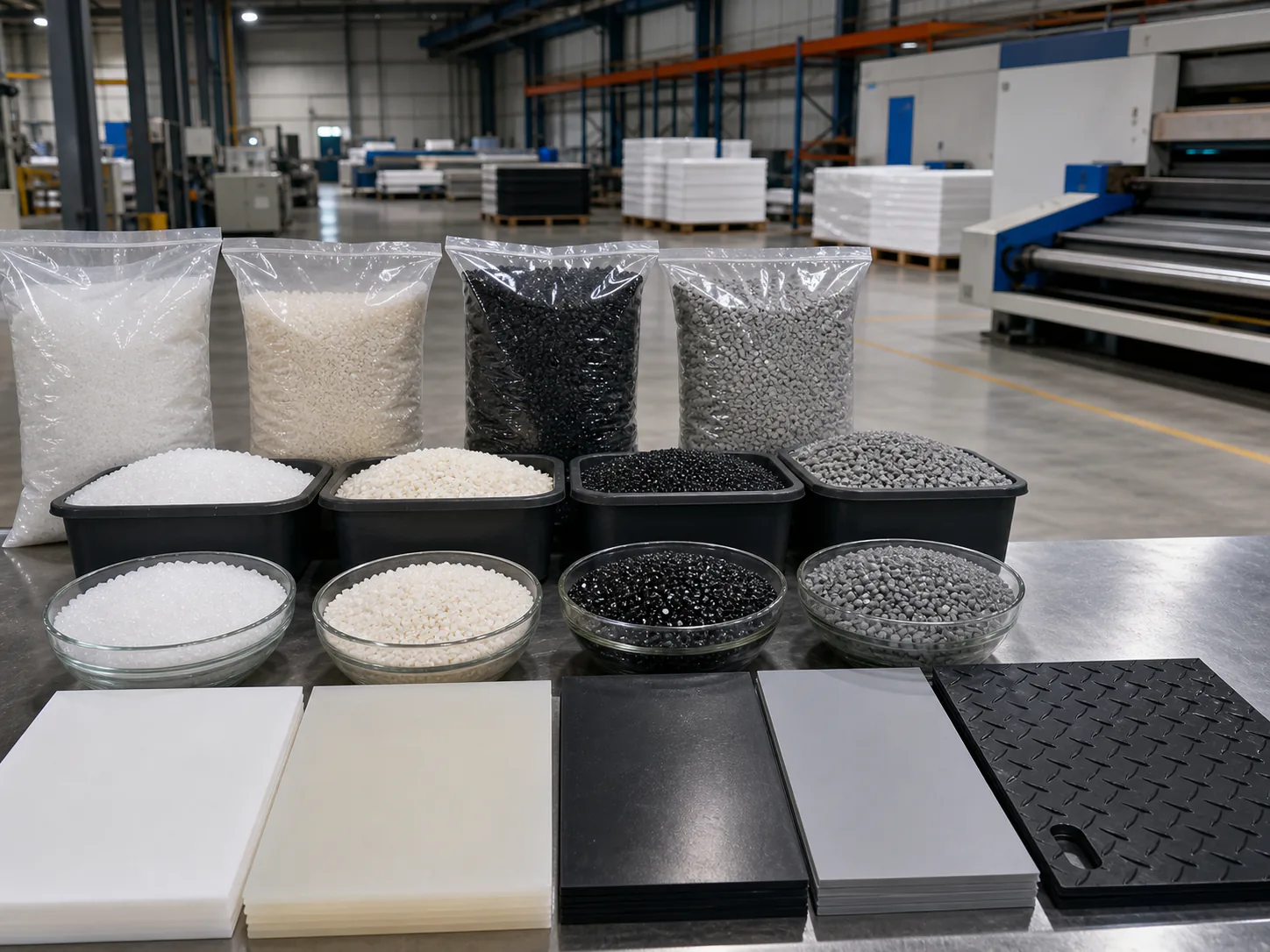 Raw materials & samples