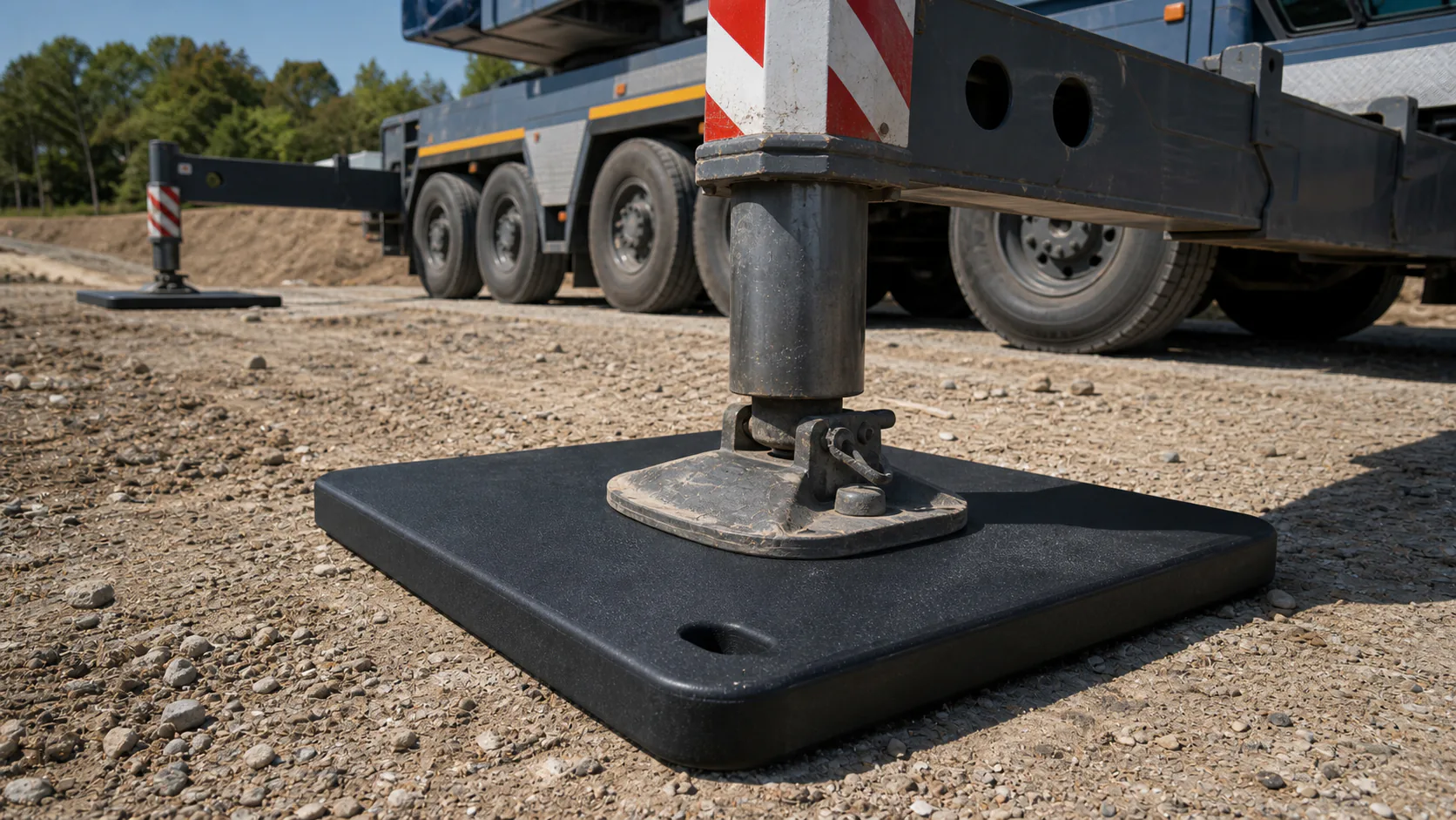 Crane & pump support