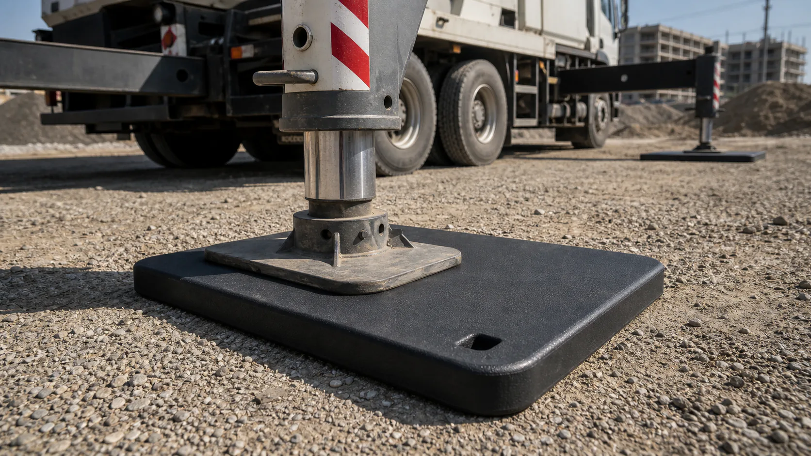 Pump truck & stabilizer support — Project context 1