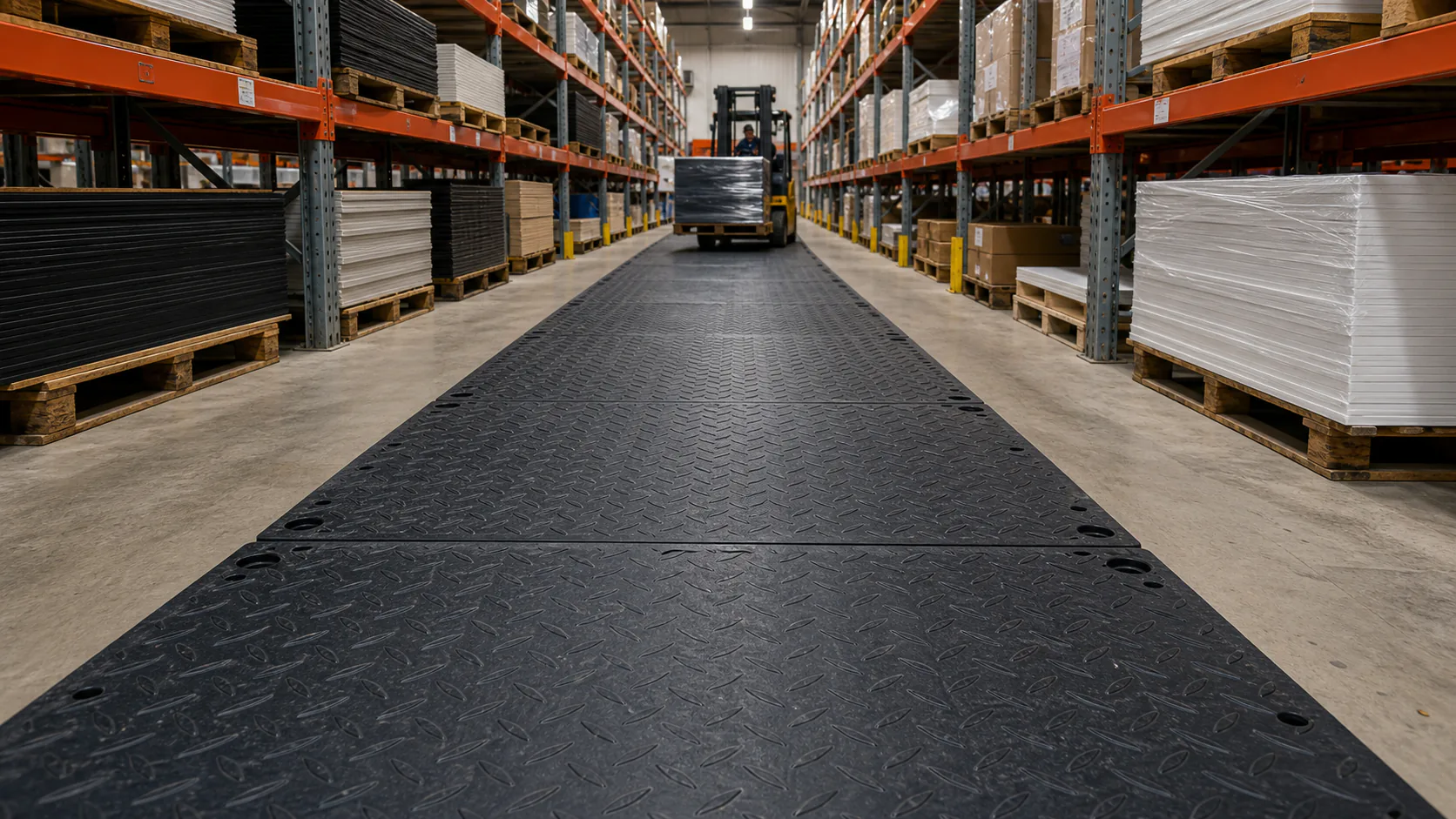 Warehouse forklifts & pallet staging — Project context 1